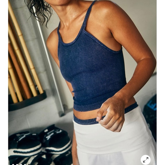 NWOT Free People Happiness Runs Crop Tank XS/SM - Picture 3 of 9